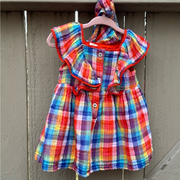 Tucker + Tate Plaid Dress and Matching Shorts - Picture 4 of 7